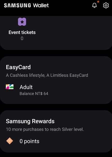 Easy Card on Samsung Pay. 